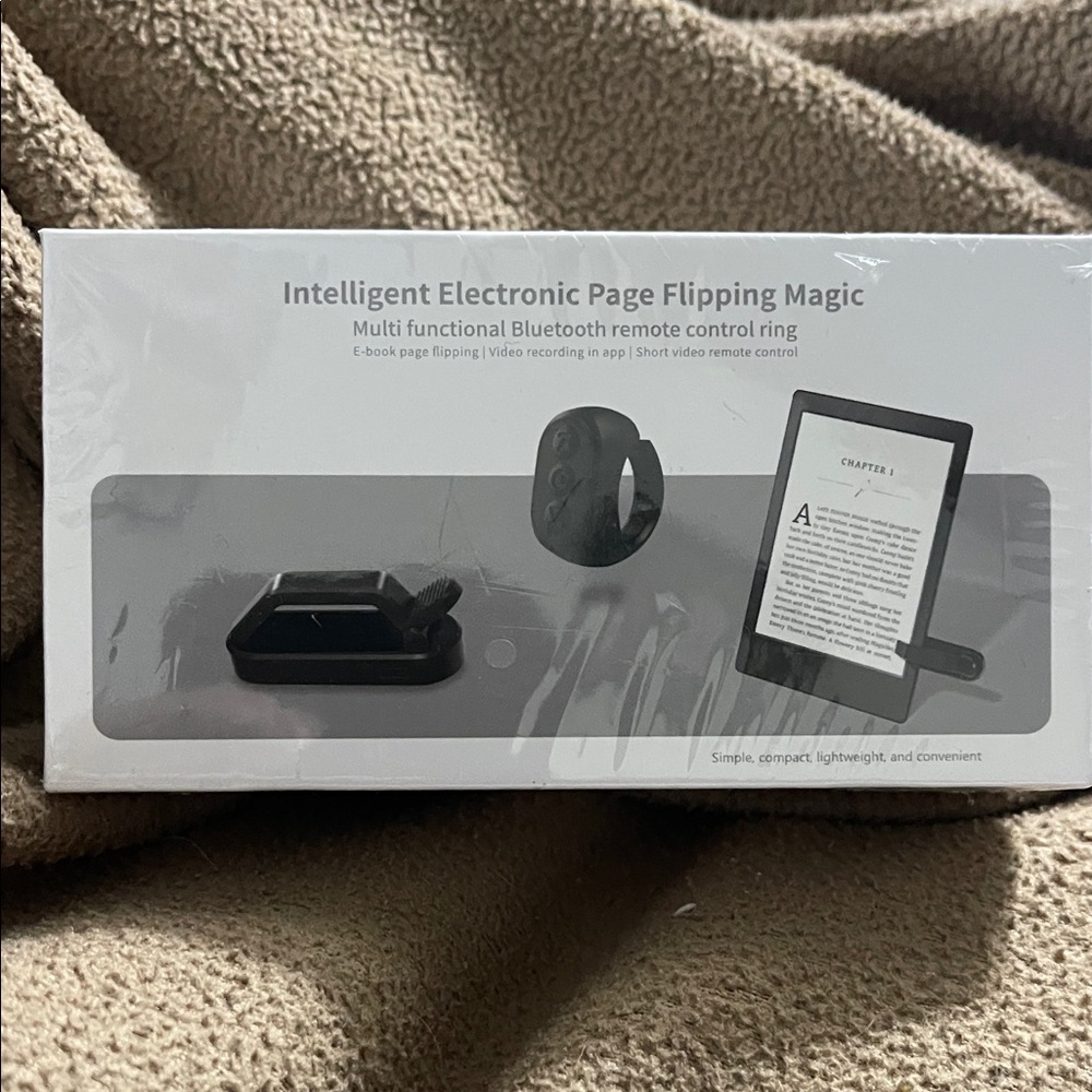 Intelligent Bluetooth Remote Control Ring - Black